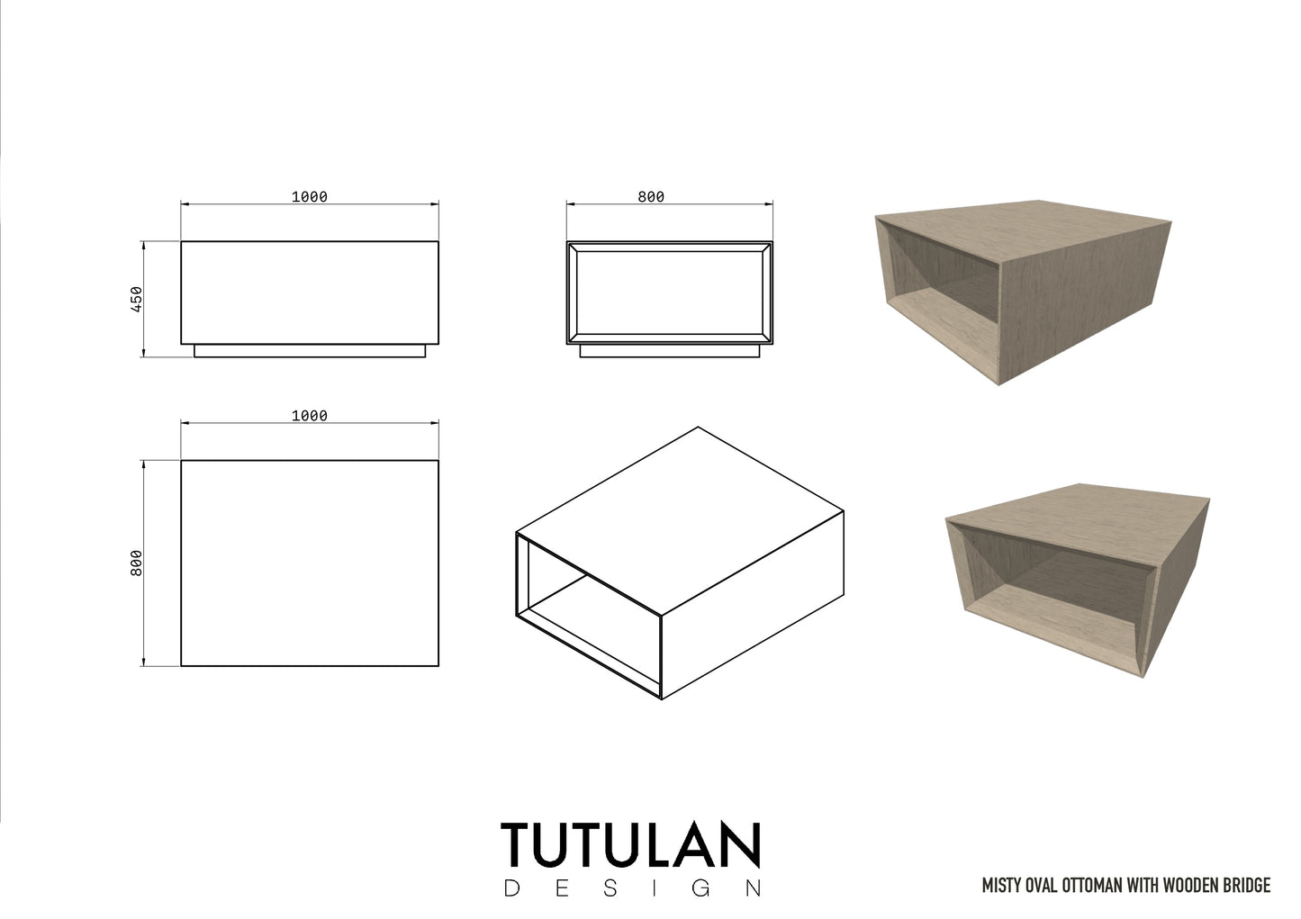 Misty Coffee Table by Tutulan design